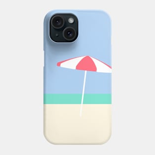 Playa Blanco Umbrella, Cartagena, Colombia Phone Case