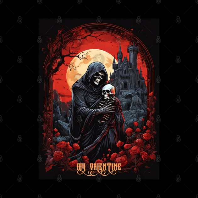 My Valentine Grim Reaper by UB design