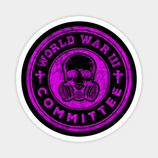 World War 3 Committee Vintage Style Magnet