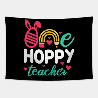 One Hoppy teacher | Easter Teacher | Happy Teacher Tapestry