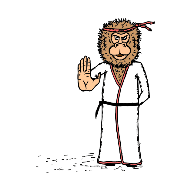 Kung Fu Monkey by LK_TK_DESIGNS