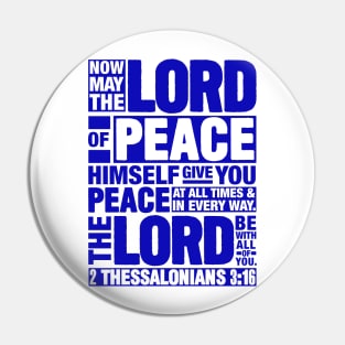 2 Thessalonians 3:16 Lord of Peace Pin