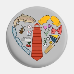 Grand Rapids Love Pin