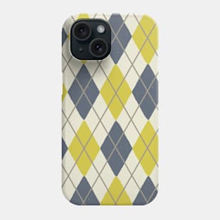 Argyle Pattern (YELLOW) Phone Case