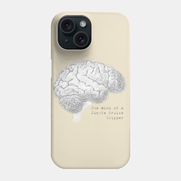 The Mind of a Jungle Cruise Skipper Phone Case by The Skipper Store