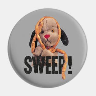 Sooty Sausages Sweep Distressed Pin