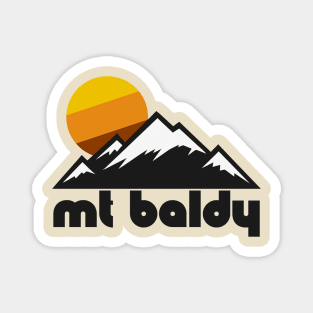 Retro Mt Baldy ))(( Tourist Souvenir Travel California Skiing Design Magnet