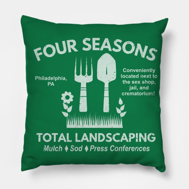 Four Seasons Total Landscaping Pillow by Bigfinz