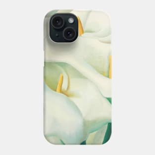 High Resolution Calla Lilies by Georgia O'Keeffe Phone Case