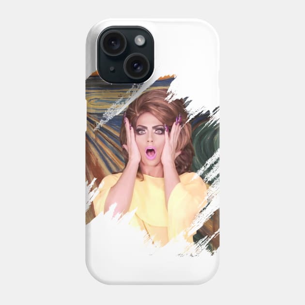 Alyssa Scream Phone Case by fsketchr