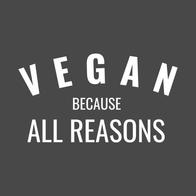 Vegan Because All Reasons by veganiza-te