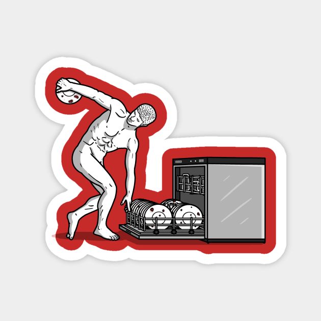 Dishwasholus! Magnet by Raffiti