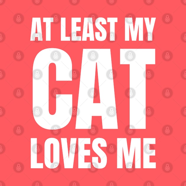 At least my cat loves me by InspiredCreative