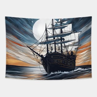 Nocturnal Voyage Tapestry