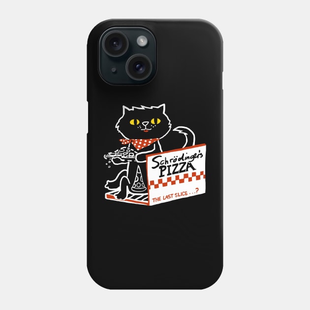 Schrodinger's Pizza Phone Case by Pixelmania