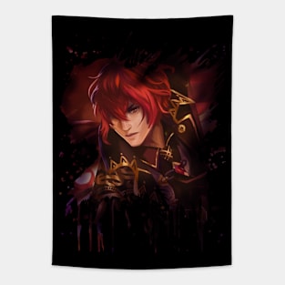 Diluc Genshin Impact Tapestry