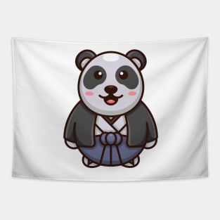 Cute panda japanese theme Tapestry