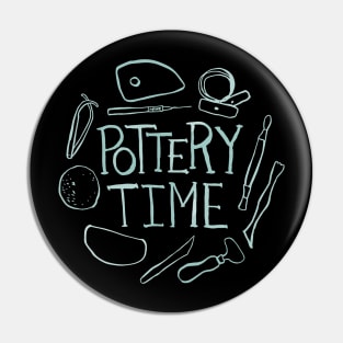 Pottery Time TShirt - Pottery Studio Shirt Pin