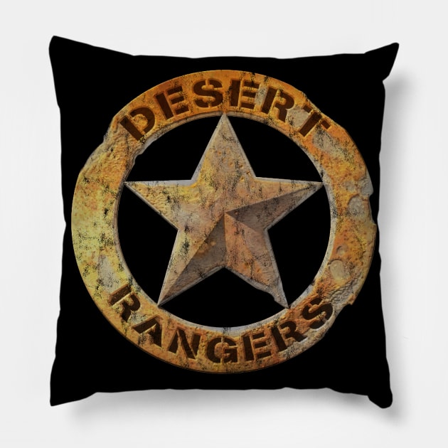 Wasteland 3 Desert Rangers Pillow by StebopDesigns