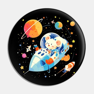 space mouse Pin