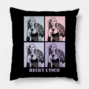 Becky Lynch Wrestling Pop Art Pillow