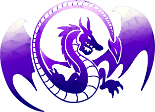 Purple Dragon Magnet