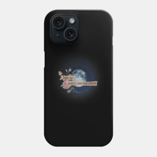 magical quote moon dream love romantic clouds music literature flowers sky clouds aesthetic vintage retro beautiful dream Phone Case