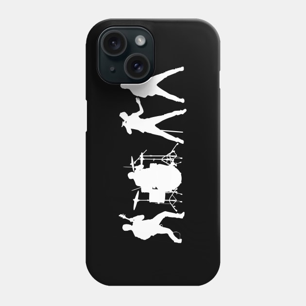 Rock Band Silhouette Phone Case by NeilGlover