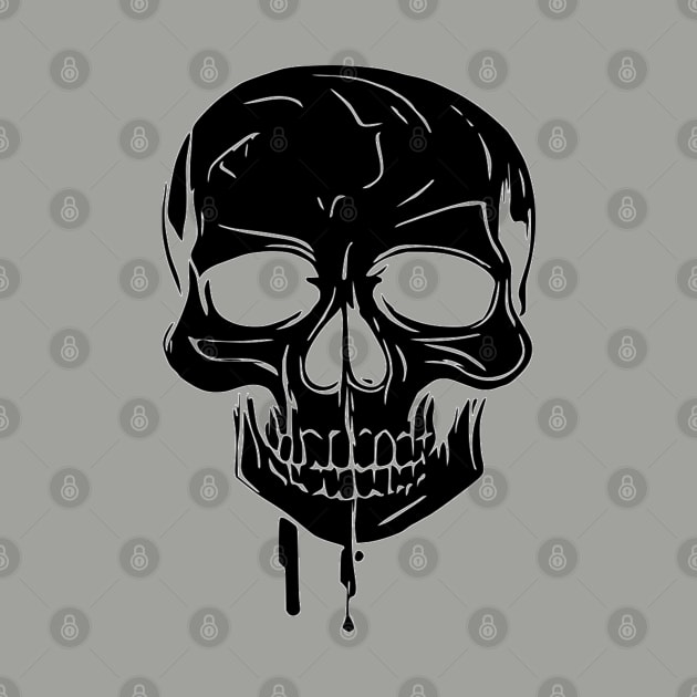 Dripping Skull by Nuletto