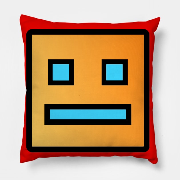 Geometry Dash Pillow by benchmark