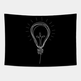 Idea | Lamp Light Bulb Sketch Tapestry