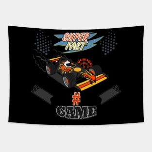 F1 Racing design Black Tapestry