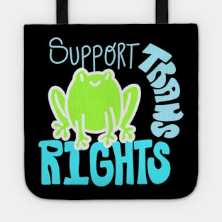 Support Trans Rights Froggie Tote