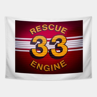 Rescue Engine 33 Tapestry