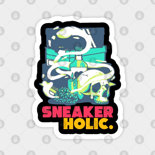 Sneaker Holic Bio Hack Magnet by funandgames