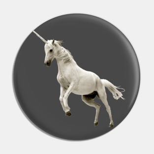 White Unicorn Pin