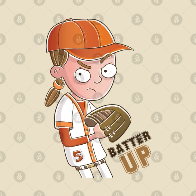 Baseball Girl by vaughanduck