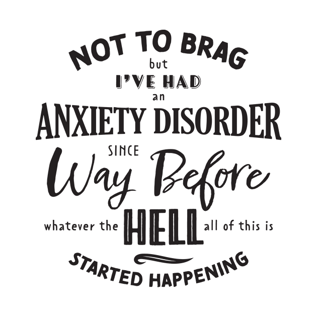 Anxiety Disorder - black by SchaubDesign