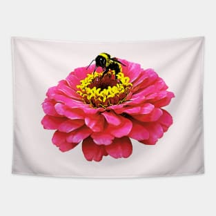 Zinnia and the Bee Tapestry