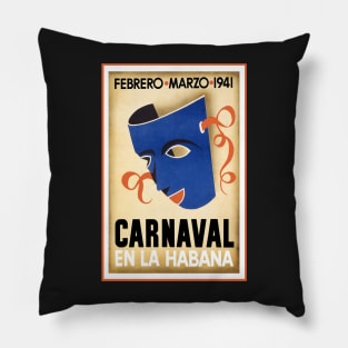 Carnaval, En la Habana, Poster Pillow