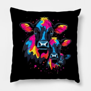 Cow Fathers Day Pillow