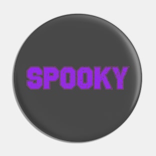 Spooky - Halloween Purple Pin