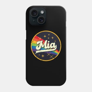 Mia // Rainbow In Space Vintage Grunge-Style Phone Case