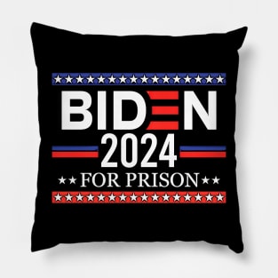 Biden 2024 For Prison Pillow