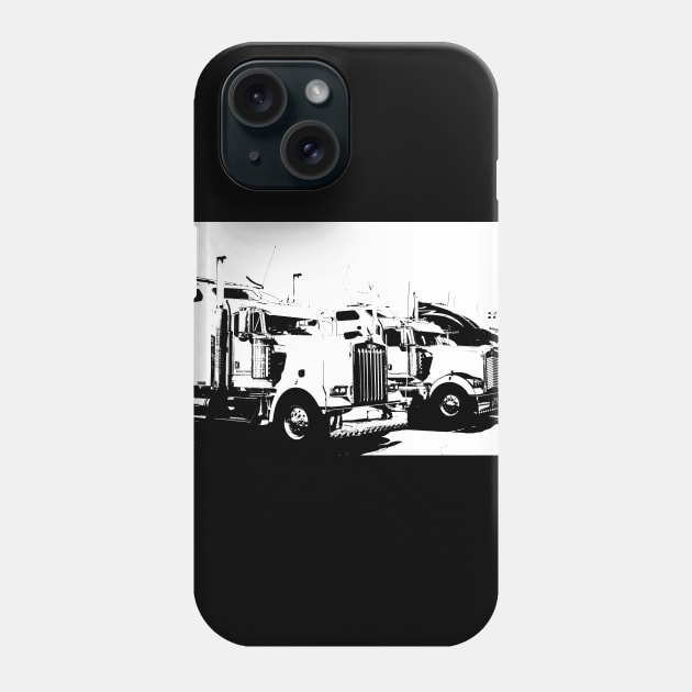 truck Phone Case by rickylabellevie