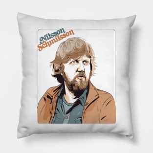 Nilsson Schmilsson -- Retro Illustration Pillow