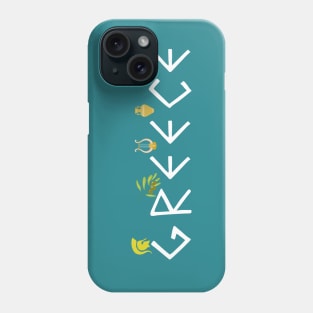 Greece word Phone Case