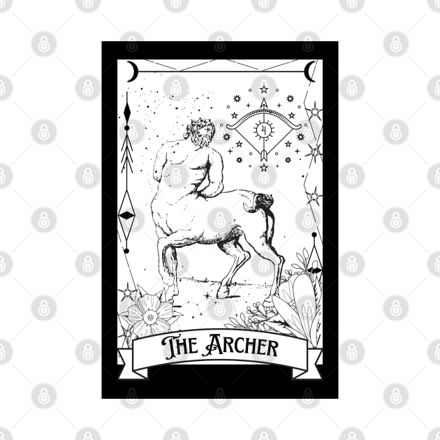 Centaur Tarot Card by Prism Chalk House