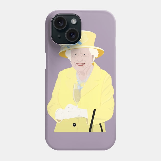 Queen Elizabeth II Phone Case by Olly Illustrated