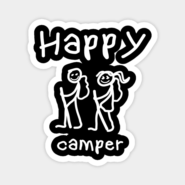 Happy camper Magnet by family.d